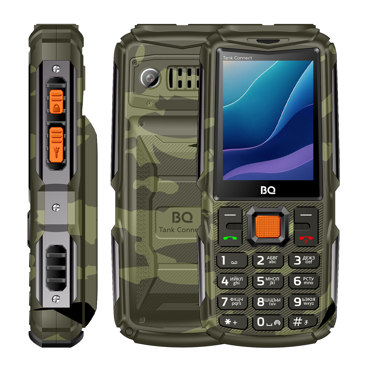 Телефон BQ 2430L Tank Connect